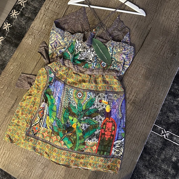 Farm Rio Gavatari Mini Dress. - Picture 8 of 10